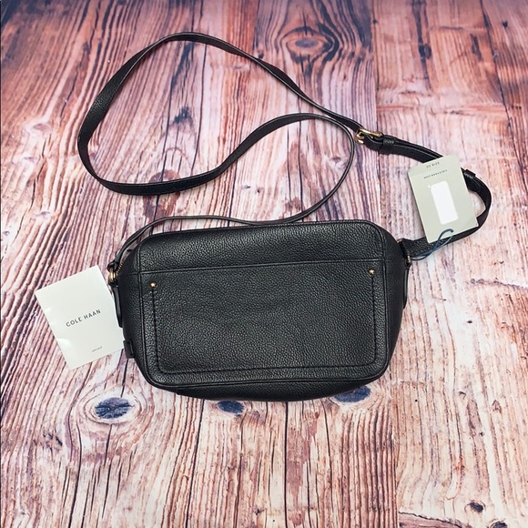 NWT COLE HAAN Camera leather crossbody bag - Picture 2 of 5